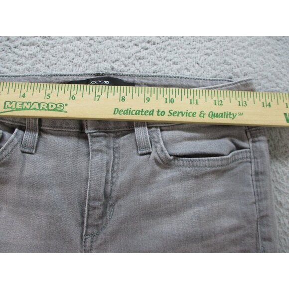 Joe's Jeans Women's Size 27 Gray Toothpick Skinny Leg Ankle Cotton Blend Denim - Picture 4 of 9